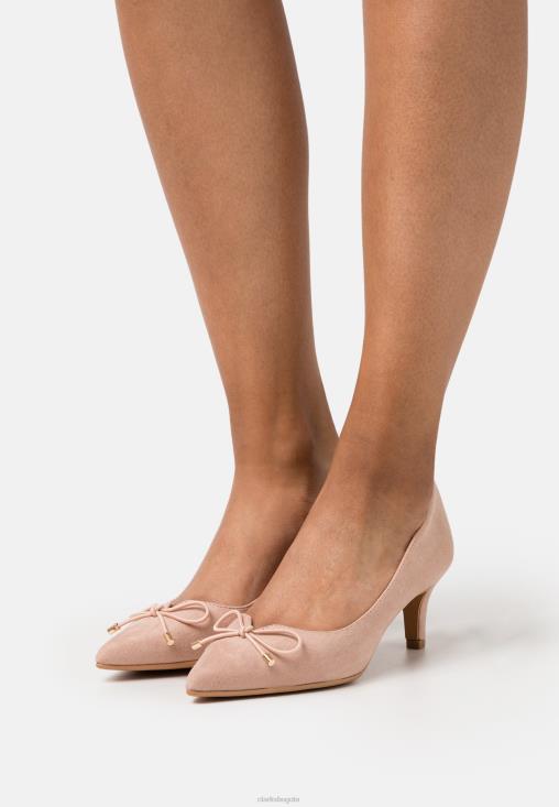 Clarks 0DX8L7005 tacones clasicos clarks rosa claro unisexo Rosa claro