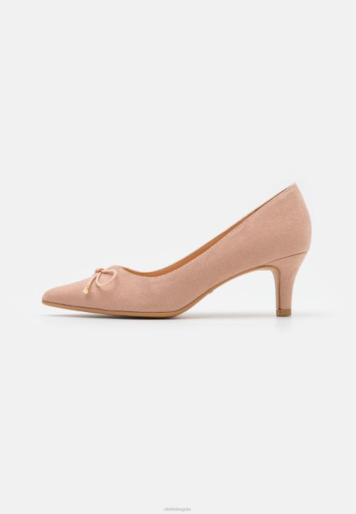 Clarks 0DX8L7005 tacones clasicos clarks rosa claro unisexo Rosa claro