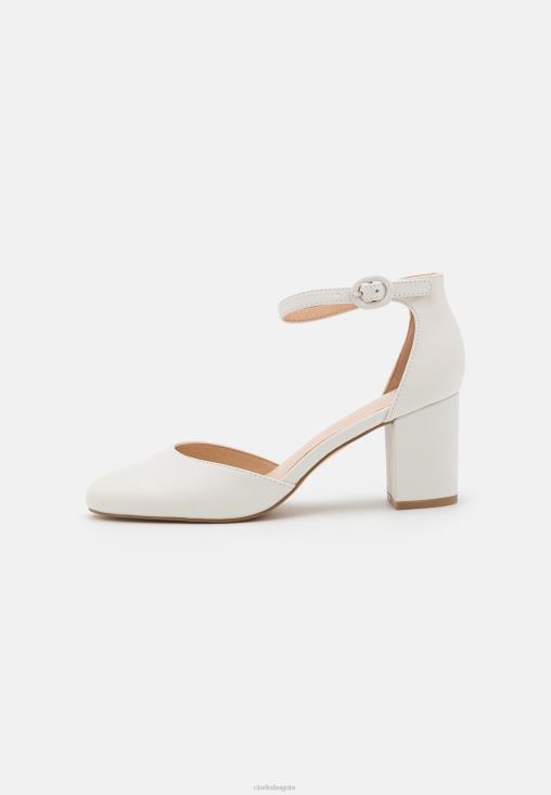 Clarks 0DX8L7013 tacones clasicos de cuero clarks blanco unisexo blanco