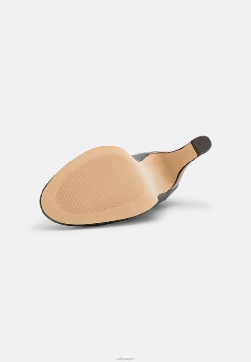 Clarks 0DX8L7015 tacones clasicos de cuero clarks negro unisexo negro