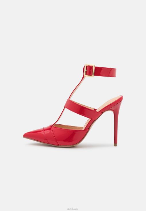 Clarks 0DX8L7018 tacones clarks clasicos rojos unisexo rojo