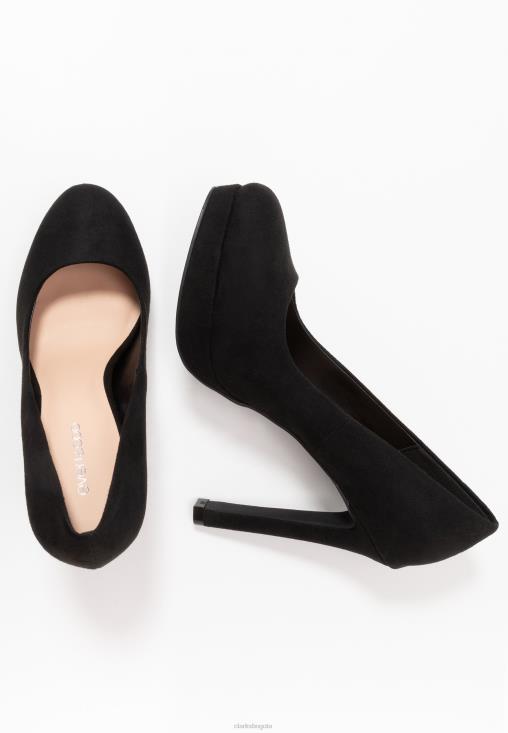 Clarks 0DX8L7029 tacones altos clarks negros unisexo negro