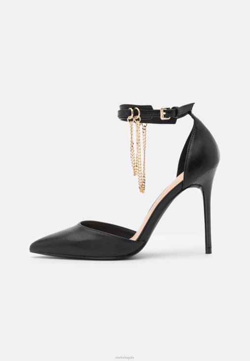 Clarks 0DX8L7032 tacones clasicos clarks unisexo negro