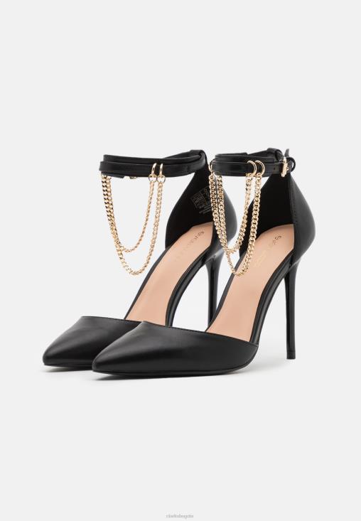 Clarks 0DX8L7032 tacones clasicos clarks unisexo negro