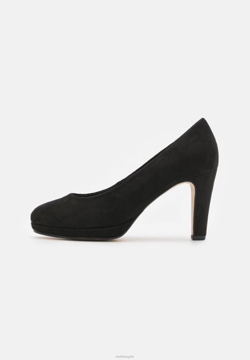 Clarks 0DX8L7040 tacones clarks negros unisexo negro