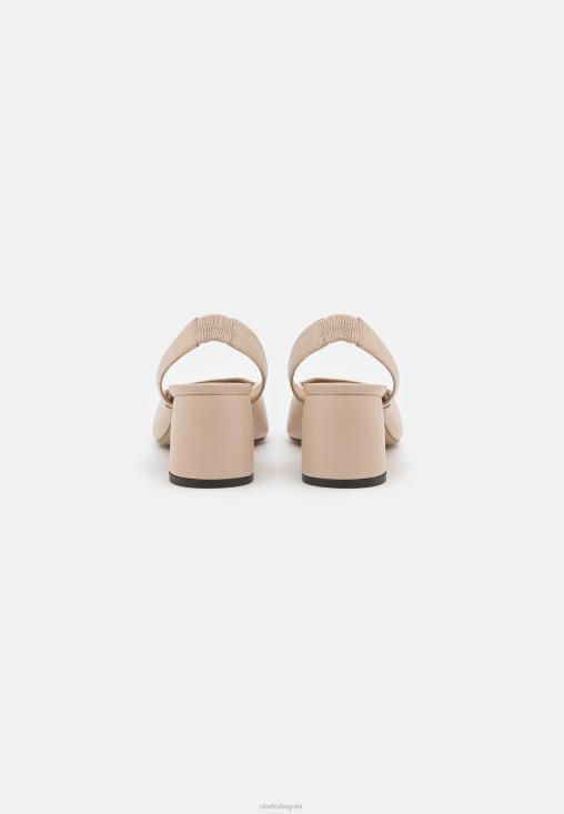 Clarks 0DX8L7050 Tacones clasicos de cuero clarks beige unisexo beige