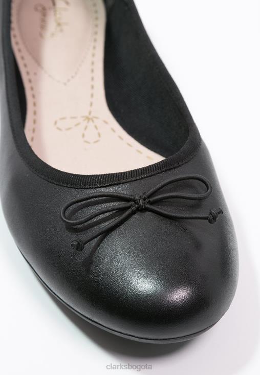 Clarks 0DX8L7055 bailarinas de alta costura clarks negro unisexo negro