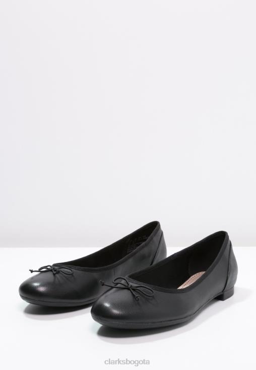 Clarks 0DX8L7055 bailarinas de alta costura clarks negro unisexo negro