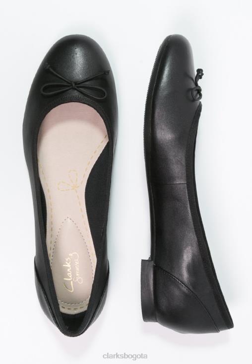 Clarks 0DX8L7055 bailarinas de alta costura clarks negro unisexo negro