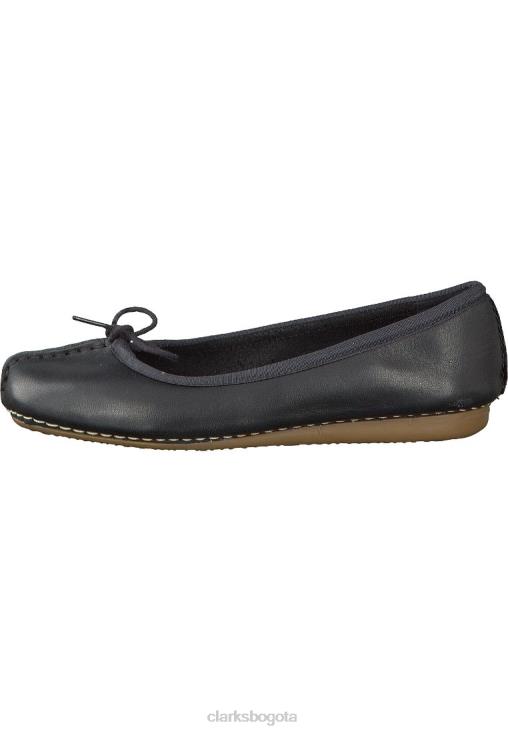 Clarks 0DX8L7059 bailarinas clarks pecas hielo negras unisexo negro