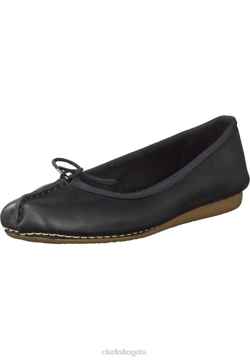 Clarks 0DX8L7059 bailarinas clarks pecas hielo negras unisexo negro