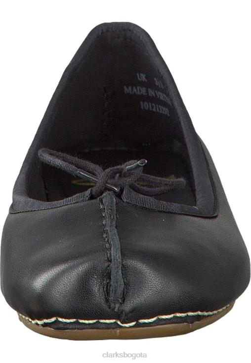 Clarks 0DX8L7059 bailarinas clarks pecas hielo negras unisexo negro