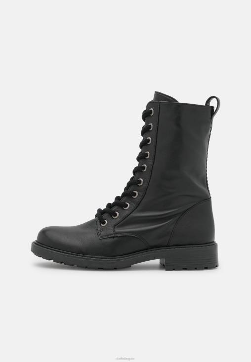 Clarks 0DX8L7061 botines con cordones estilo orinoco clarks negro unisexo negro