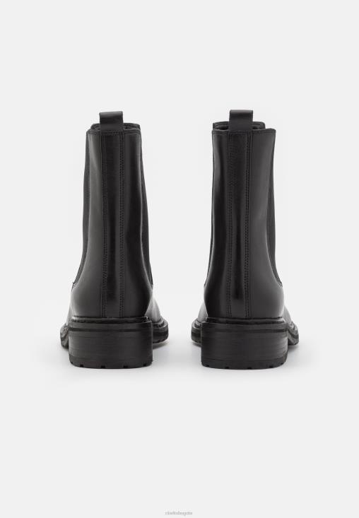 Clarks 0DX8L7067 botines clásicos clarks tilham chelsea negros unisexo negro