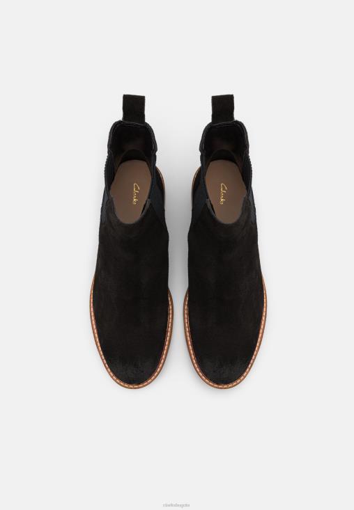 Clarks 0DX8L7068 botines clásicos arlo colonia negra clarks unisexo negro