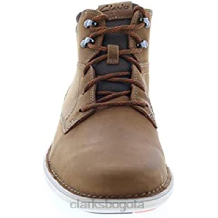 Clarks 0DX8L707 clarks larvik mid cuero aceitoso tostado oscuro unisexo cuero aceitoso bronceado oscuro