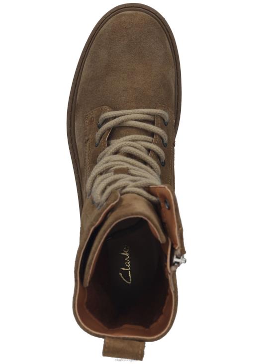 Clarks 0DX8L7070 Botines con cordones estilo orinoco2 clarks de ante arena oscuro unisexo gamuza arena oscura