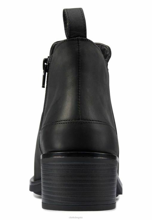 Clarks 0DX8L7074 botines clarks memi con cremallera negro unisexo negro