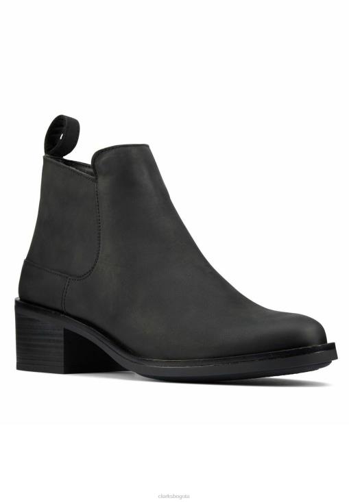 Clarks 0DX8L7074 botines clarks memi con cremallera negro unisexo negro