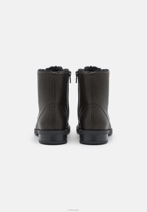 Clarks 0DX8L7078 botines con cordones memi lace negro clarks unisexo negro