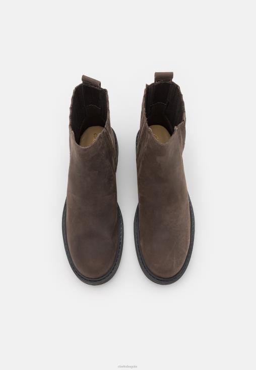 Clarks 0DX8L7080 botines clarks orinoco mid color topo unisexo gris pardo