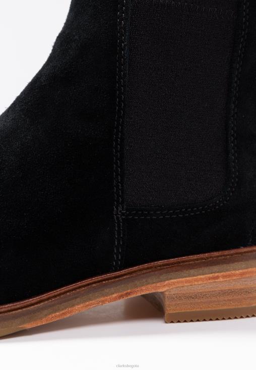 Clarks 0DX8L7087 botines arlo clarks negro unisexo negro