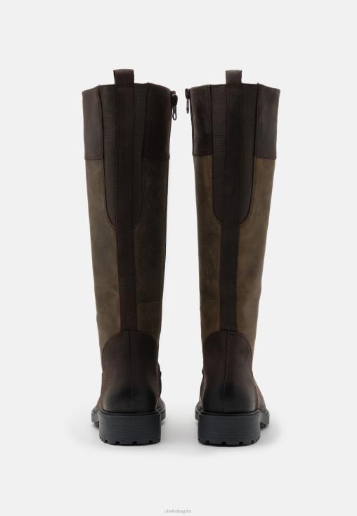 Clarks 0DX8L7092 botas clarks orinoco marron oscuro unisexo marron oscuro