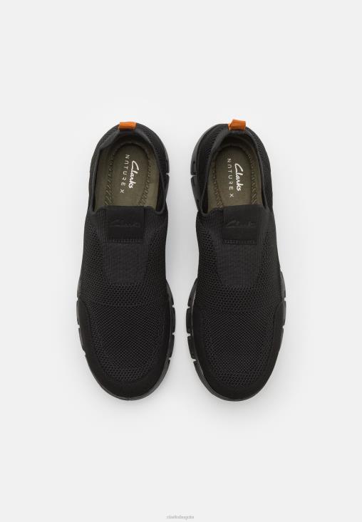 Clarks 0DX8L7094 zapatillas naturaleza x facilidad clarks negros unisexo negro