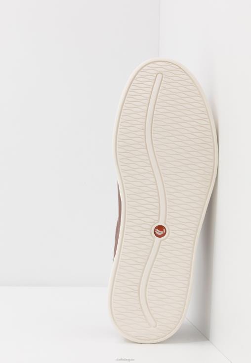 Clarks 0DX8L7095 zapatillas de encaje un costa clarks british tan unisexo bronceado británico