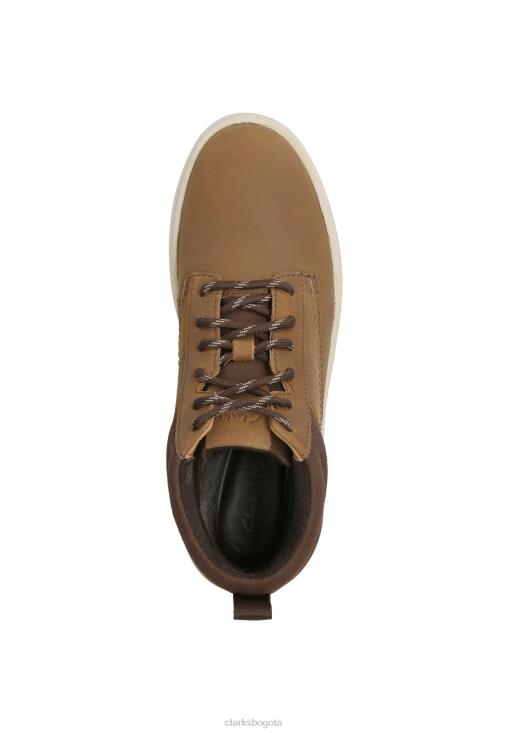 Clarks 0DX8L7098 zapatillas clarks altas braun unisexo braun