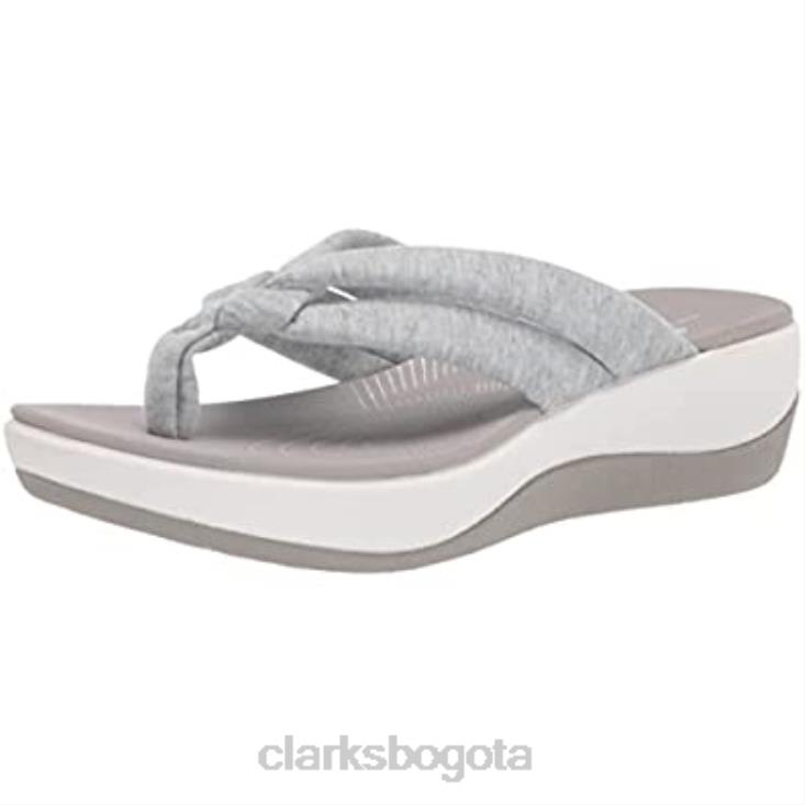 Clarks 0DX8L710 chanclas mujer arla kaylie gris textil clarks mujer textil gris