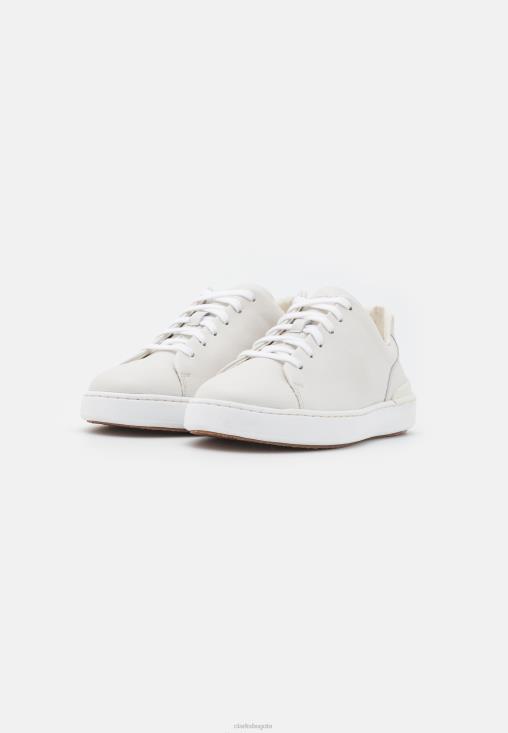 Clarks 0DX8L7100 Zapatillas blancas Court Lite de encaje clarks unisexo blanco
