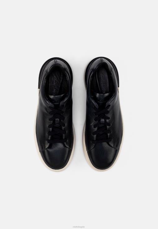 Clarks 0DX8L7102 zapatillas court lite de encaje azul marino clarks unisexo Armada