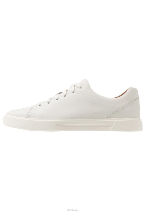 Clarks 0DX8L7103 zapatillas costa encaje clarks blanco unisexo blanco