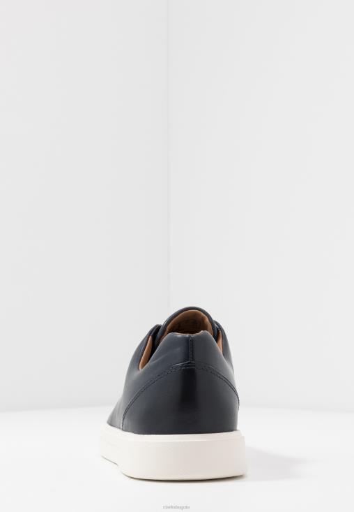 Clarks 0DX8L7105 Zapatillas de deporte con encaje Un Costa azul marino de Clarks unisexo Armada