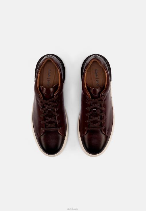Clarks 0DX8L7106 Zapatillas Clarks Court Lite Lace tostado oscuro unisexo bronceado oscuro