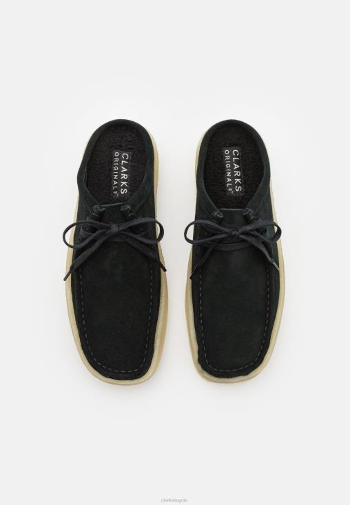 Clarks 0DX8L7108 zuecos wallabee cup negros clarks unisexo negro