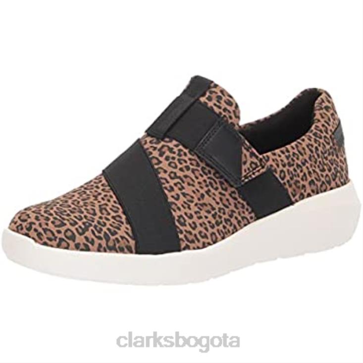 Clarks 0DX8L711 mocasines con dijes kayleigh para mujer con estampado de guepardo clarks mujer impresión del guepardo