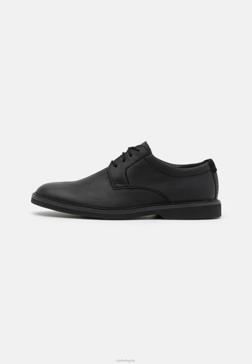 Clarks 0DX8L7111 atticus lace zapatos con cordones clarks negro unisexo negro