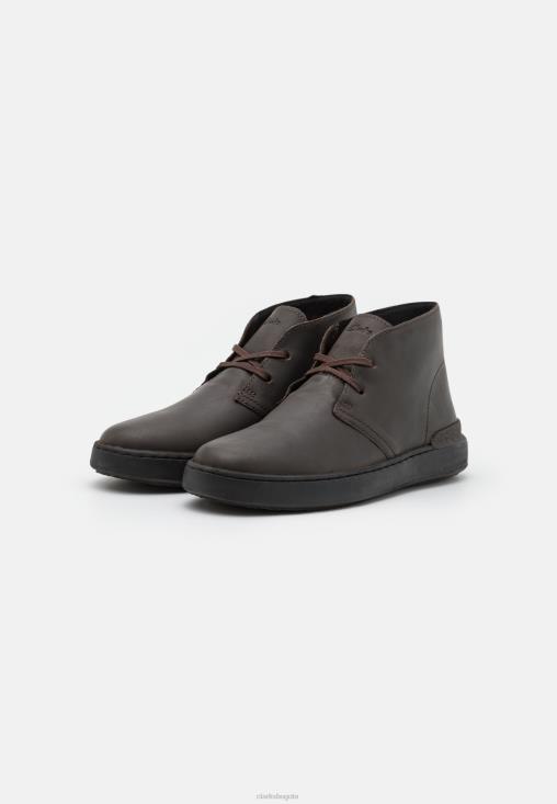 Clarks 0DX8L7112 zapatos casuales con cordones clarks court lite en marrón oscuro unisexo marron oscuro