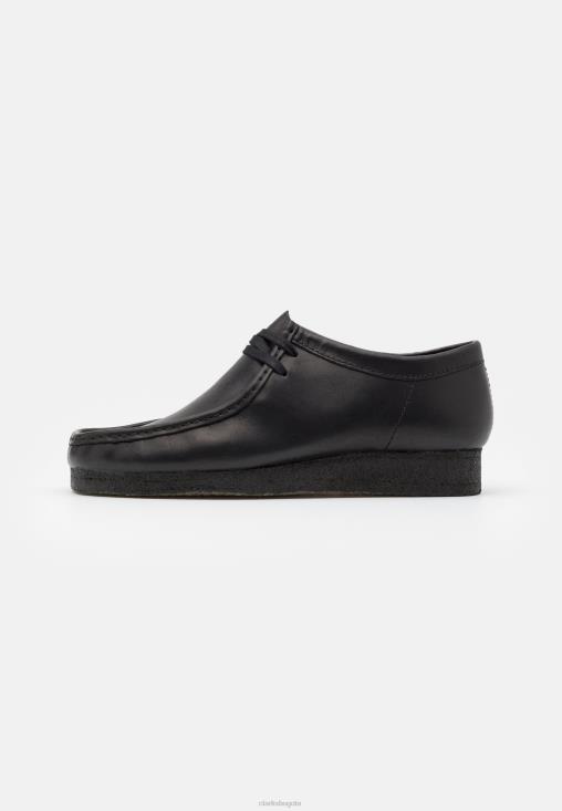 Clarks 0DX8L7118 wallabee casual cordones clarks negros unisexo negro