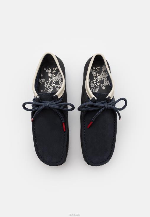 Clarks 0DX8L7119 wallabee casual cordones clarks denim azul unisexo azul denim