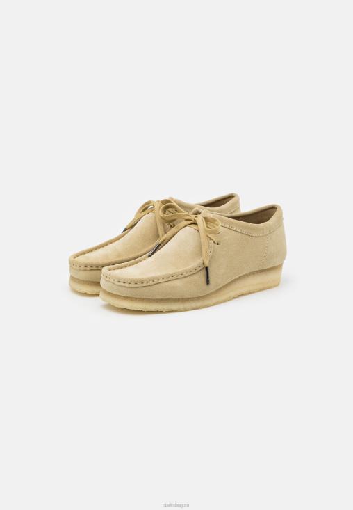 Clarks 0DX8L7120 zapatos casuales con cordones clarks wallabee de arce unisexo arce