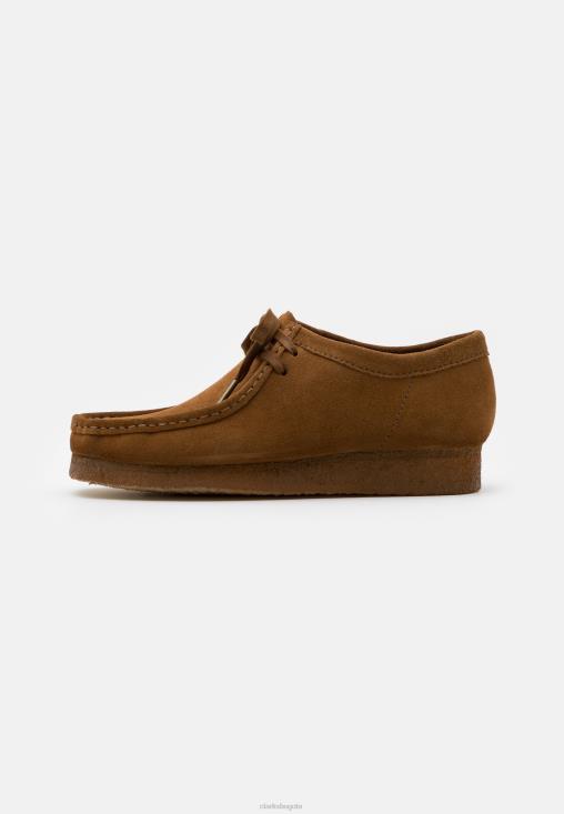 Clarks 0DX8L7123 cola clarks wallabee zapatos casuales con cordones unisexo reajuste salarial