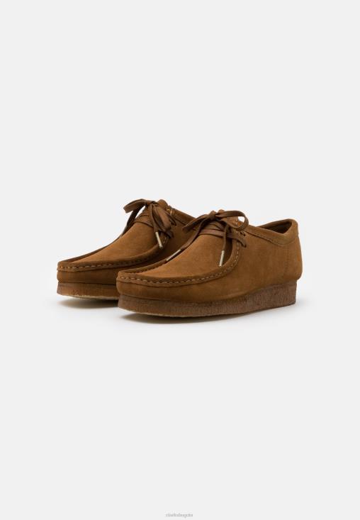 Clarks 0DX8L7123 cola clarks wallabee zapatos casuales con cordones unisexo reajuste salarial