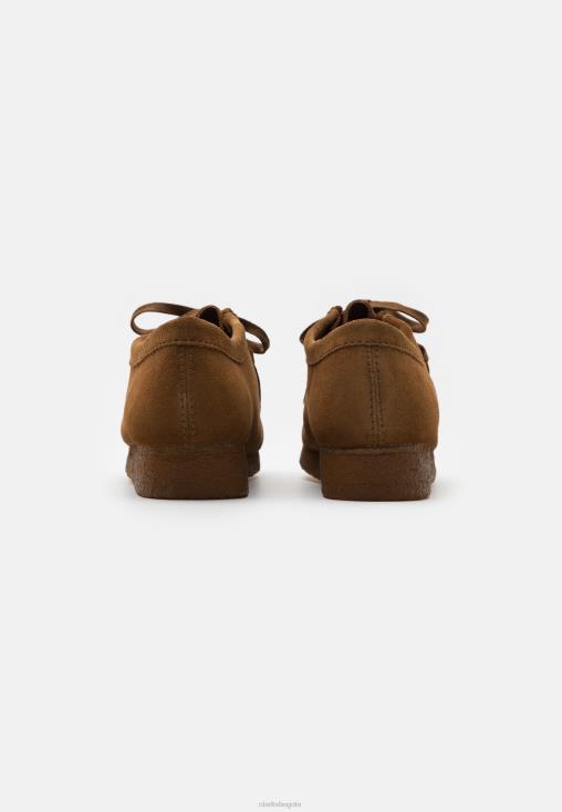Clarks 0DX8L7123 cola clarks wallabee zapatos casuales con cordones unisexo reajuste salarial