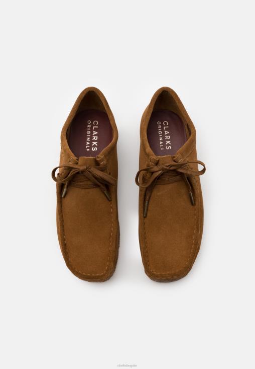 Clarks 0DX8L7123 cola clarks wallabee zapatos casuales con cordones unisexo reajuste salarial