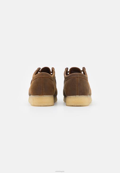 Clarks 0DX8L7125 wallabee zapatos casuales con cordones clarks beeswax unisexo cera de abejas
