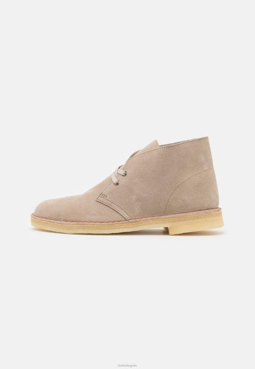 Clarks 0DX8L7126 bota desierto casual con cordones arena clarks unisexo arena