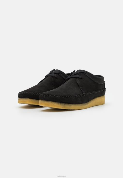 Clarks 0DX8L7127 weaver casual cordones clarks negro unisexo negro